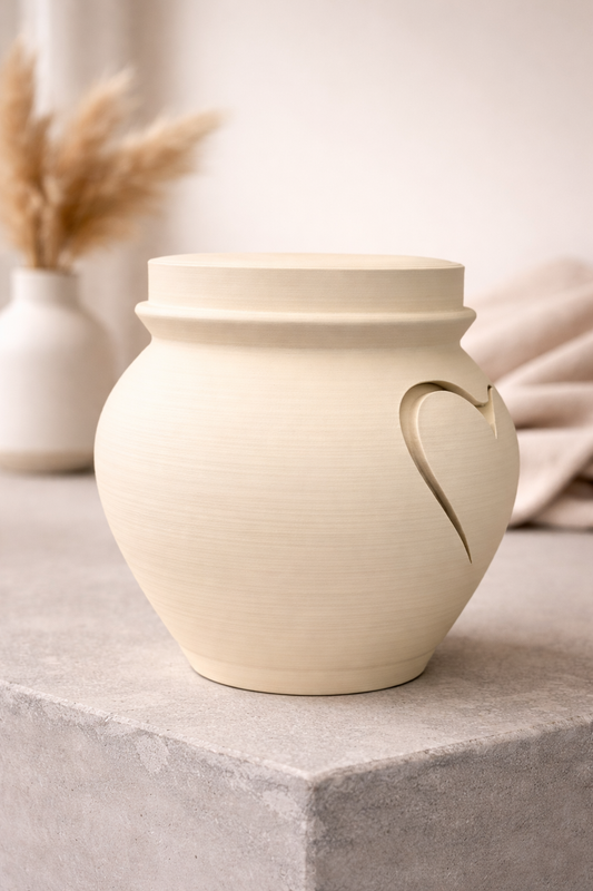 Urn met hart en pootje