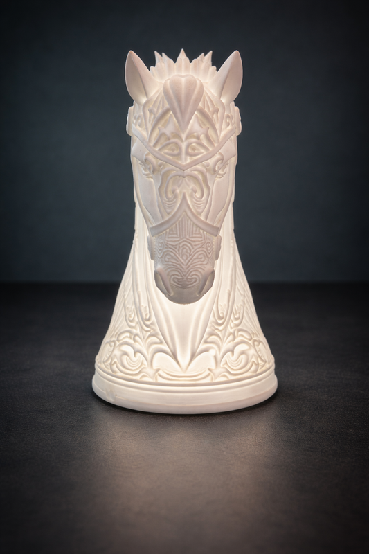 Sfeervolle paardenlamp / decoratief beeldje