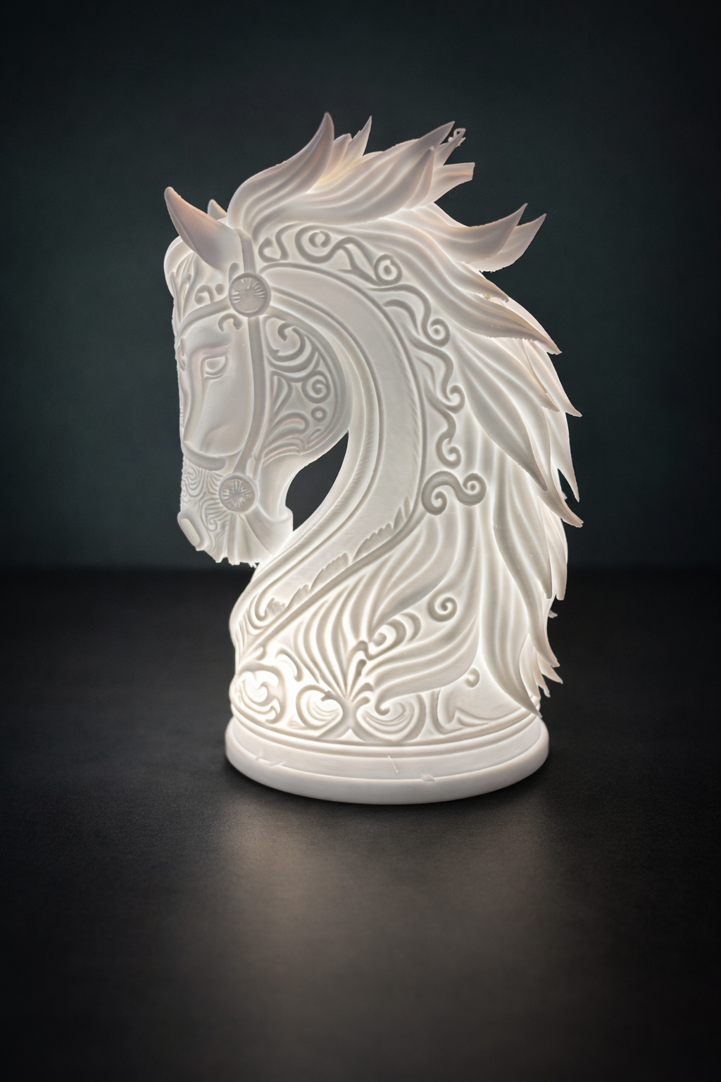 Sfeervolle paardenlamp / decoratief beeldje