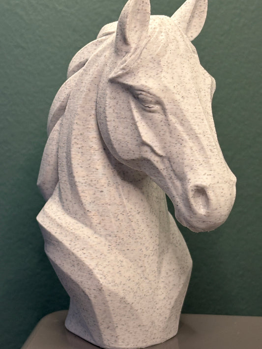 Elegante paardenbuste